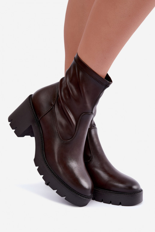 Botines aislantes Klocke Vinceza 58672 chocolate