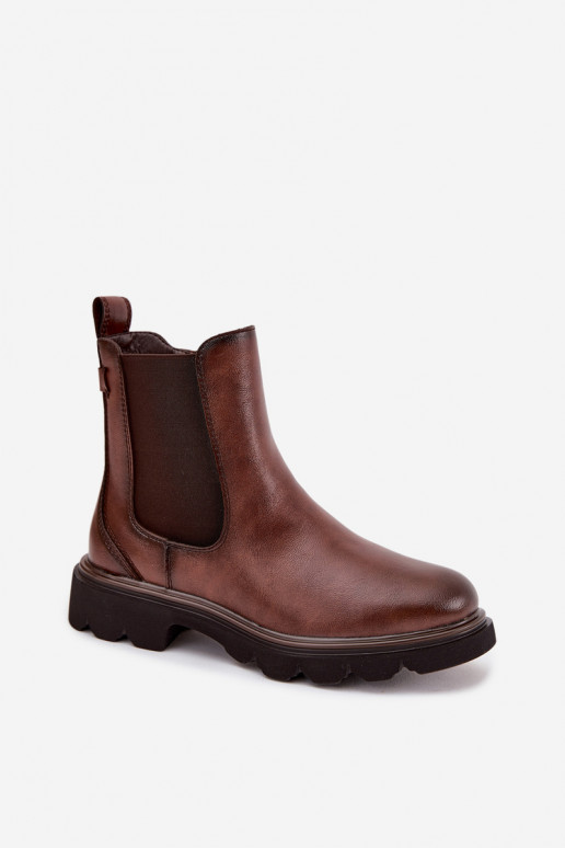 Botines aislados para mujeres en marrón Rivelia