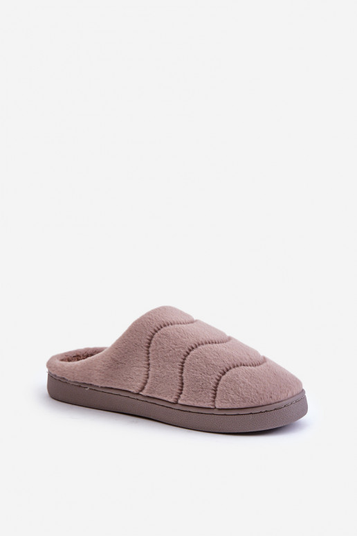 Zapatillas cálidas para mujer con piel marrones Vamirae