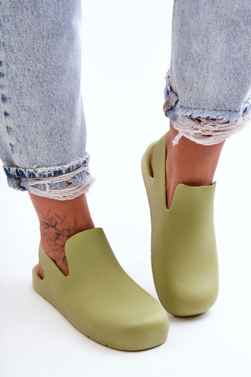 Chanclas de goma verdes Meriko
