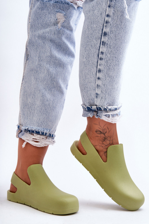 Chanclas de goma verdes Meriko