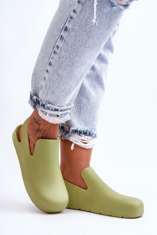 Chanclas de goma verdes Meriko