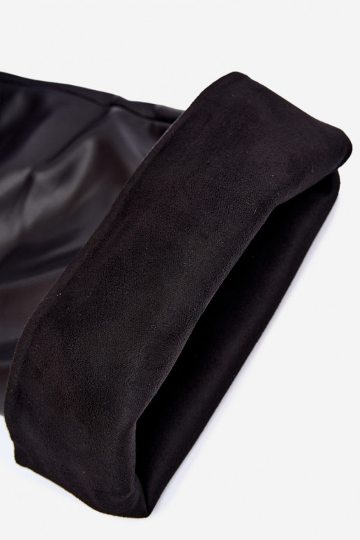 botas altas para mujer con tacones delgados por encima de la rodilla en color negro Aderelle