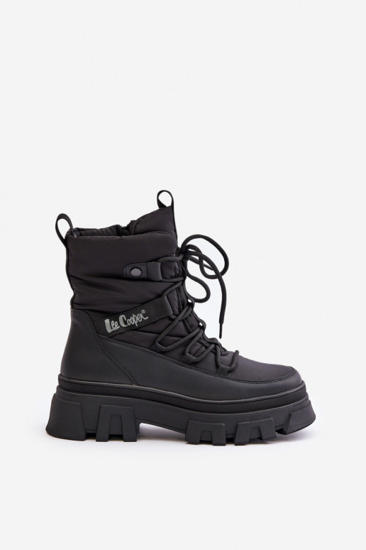 Botas de nieve negras para mujer Lee Cooper LCJ-24-47-3144