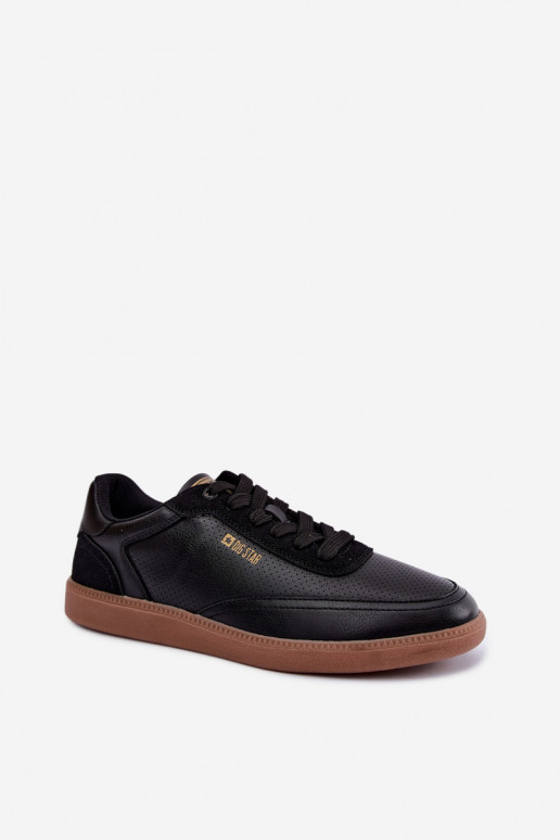 Zapatillas negras para hombre Big Star UU174045