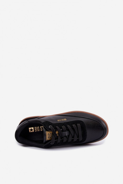 Zapatillas negras para hombre Big Star UU174045