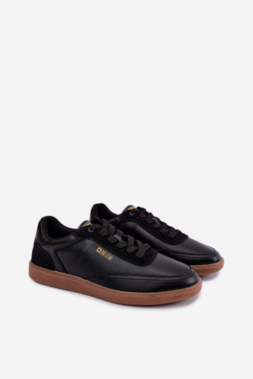 Zapatillas negras para hombre Big Star UU174045