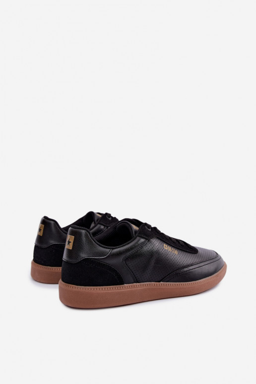 Zapatillas negras para hombre Big Star UU174045