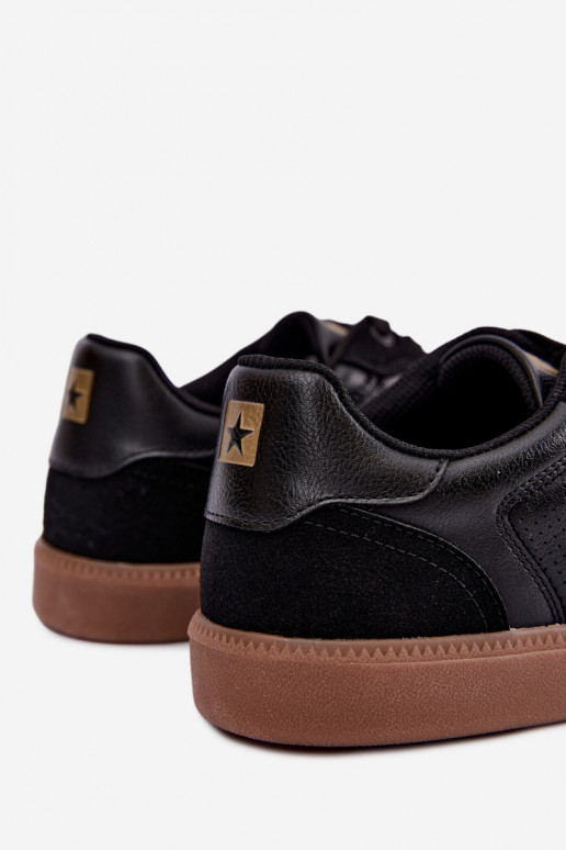 Zapatillas negras para hombre Big Star UU174045
