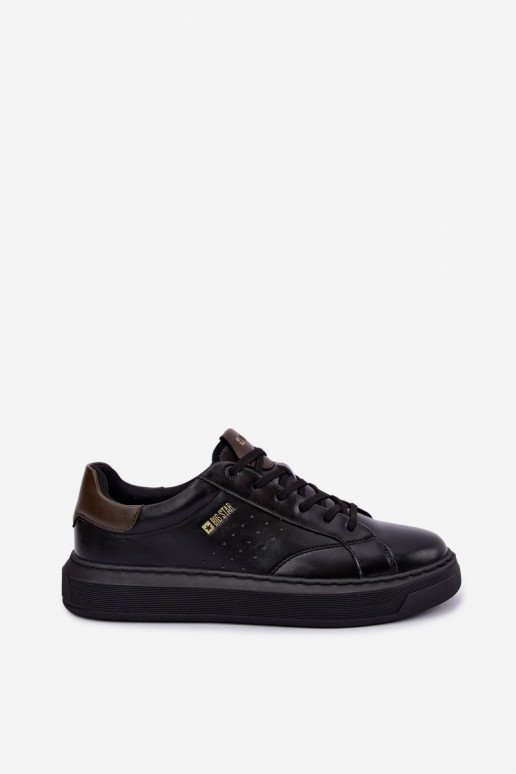 Zapatillas negras para hombre con plataforma Big Star UU174291