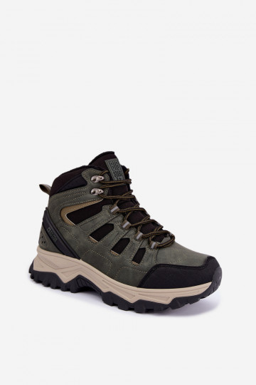 Botas de senderismo verdes aisladas para hombre Big Star UU174315