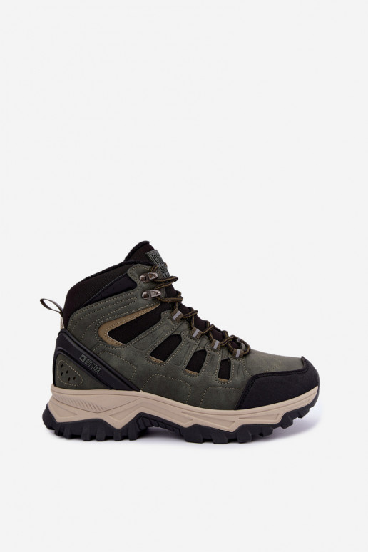 Botas de senderismo verdes aisladas para hombre Big Star UU174315