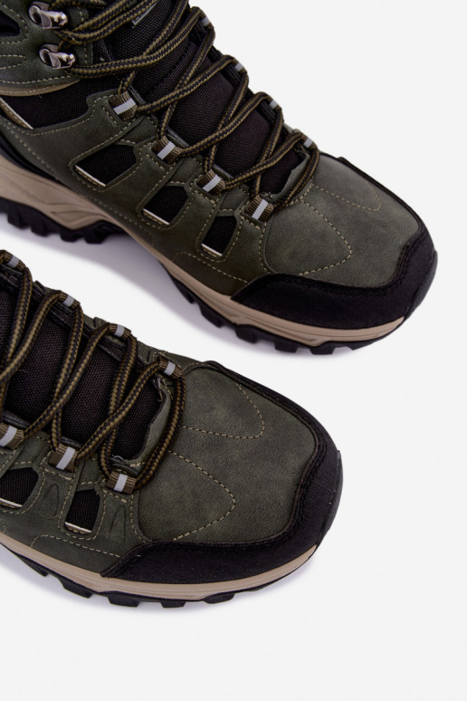 Botas de senderismo verdes aisladas para hombre Big Star UU174315