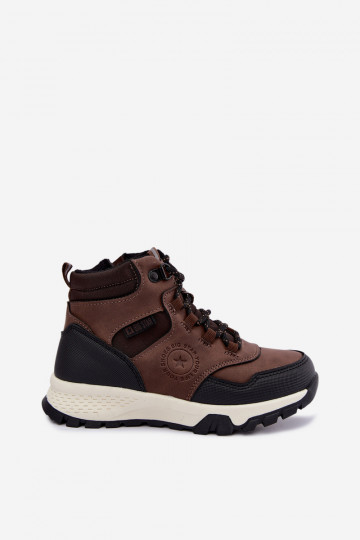 Botas marrones oscuras aisladas para niños Big Star UU374003 2