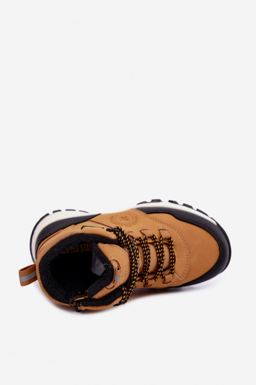 Botas marrones aisladas para niños Big Star UU374002
