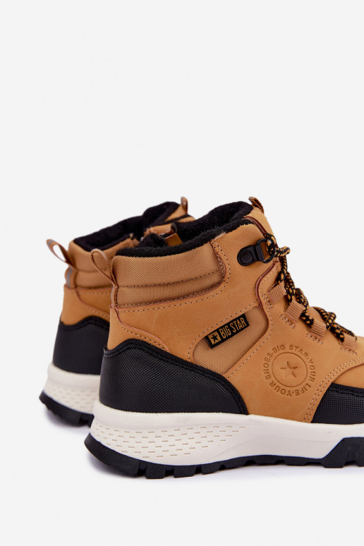 Botas marrones aisladas para niños Big Star UU374002