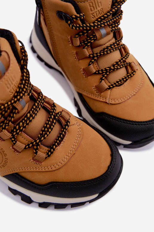 Botas marrones aisladas para niños Big Star UU374002