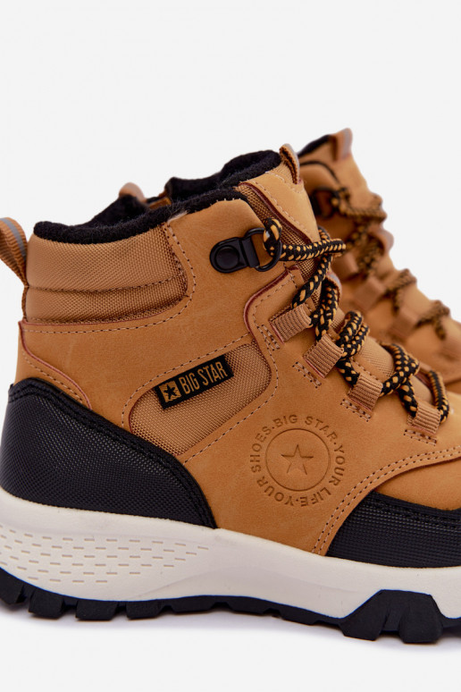 Botas marrones aisladas para niños Big Star UU374002