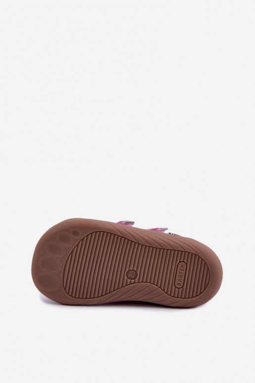 Zapatos rosas para niños con corazones Bartek 8631965