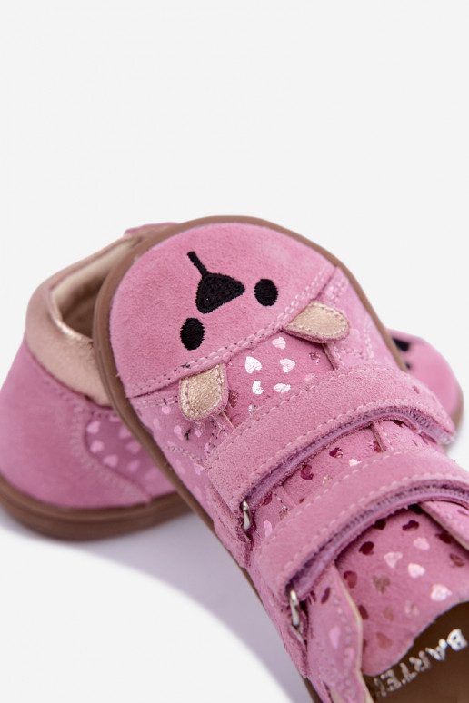 Zapatos rosas para niños con corazones Bartek 8631965