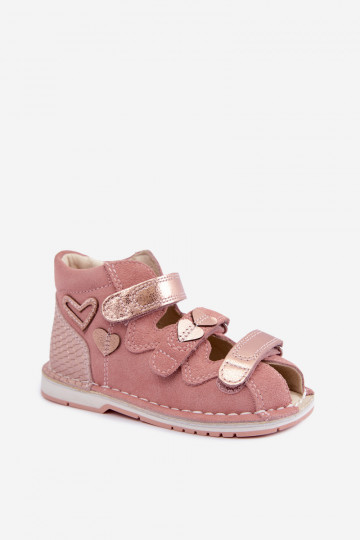 Sandalias para mujeres para niños Bartek 8550069 en rosa