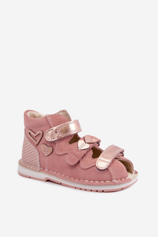 Sandalias para mujeres para niños Bartek 8550069 en rosa