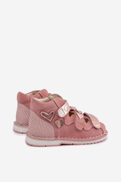 Sandalias para mujeres para niños Bartek 8550069 en rosa