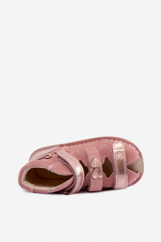 Sandalias para mujeres para niños Bartek 8550069 en rosa