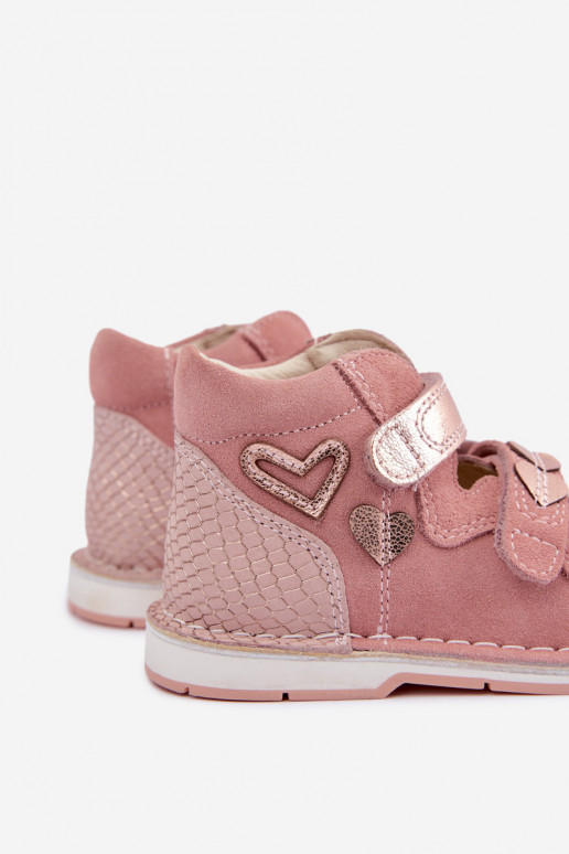 Sandalias para mujeres para niños Bartek 8550069 en rosa