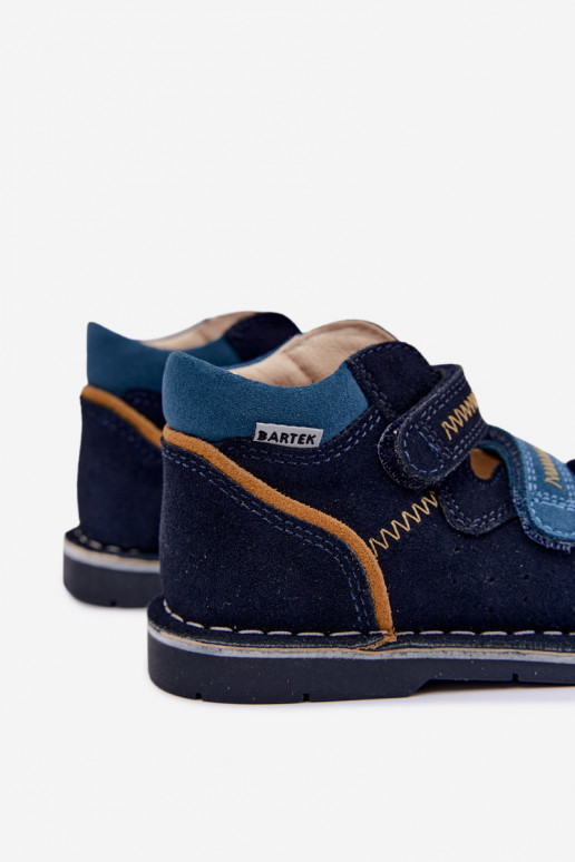Sandalias para mujeres para niños Bartek 8920061 en azul oscuro