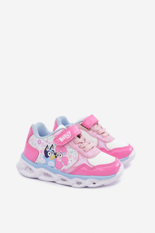 Zapatillas para niños Bluey con suela brillante 8704215 en rosa