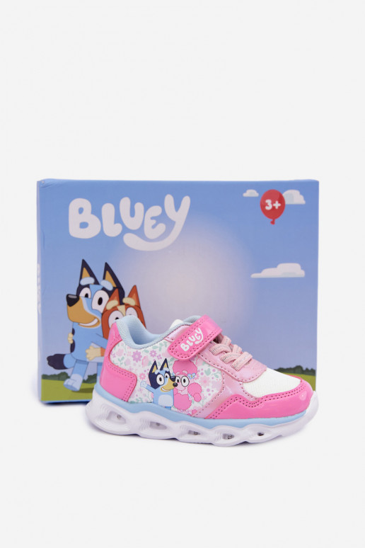 Zapatillas para niños Bluey con suela brillante 8704215 en rosa