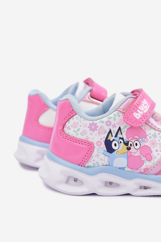 Zapatillas para niños Bluey con suela brillante 8704215 en rosa