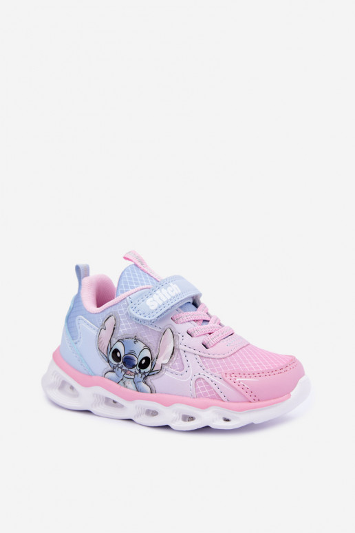 Zapatillas para niños Stitch con suela brillante 8703815 en rosa-azul