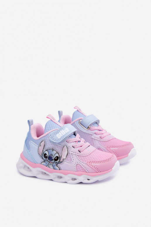 Zapatillas para niños Stitch con suela brillante 8703815 en rosa-azul
