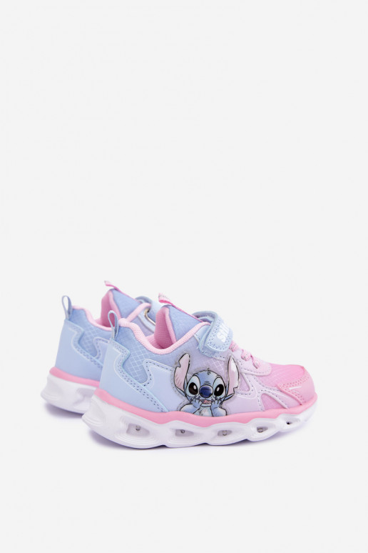 Zapatillas para niños Stitch con suela brillante 8703815 en rosa-azul