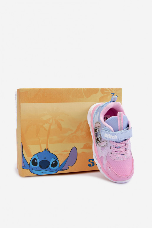 Zapatillas para niños Stitch con suela brillante 8703815 en rosa-azul