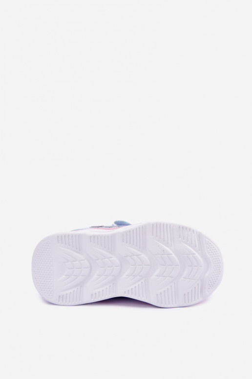 Zapatillas para niños Stitch con suela brillante 8703815 en rosa-azul