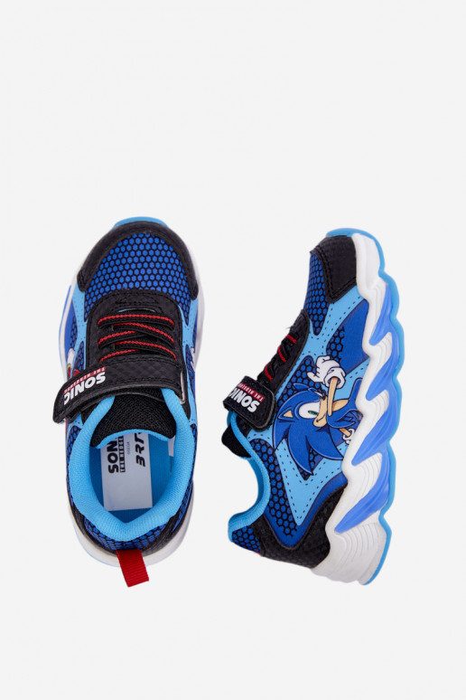 Zapatillas para niños Sonic con suela brillante 8702946 en azul oscuro