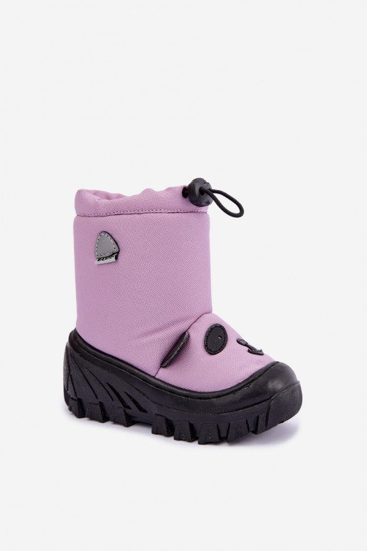 Botas de nieve para niños de material impermeable Bartek 11045801 en violeta