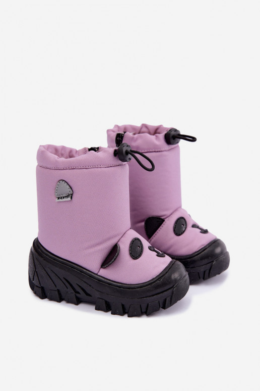 Botas de nieve para niños de material impermeable Bartek 11045801 en violeta