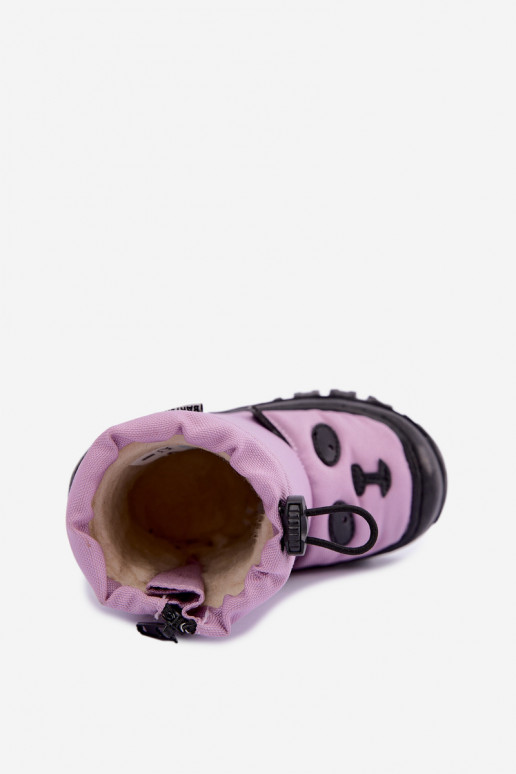 Botas de nieve para niños de material impermeable Bartek 11045801 en violeta