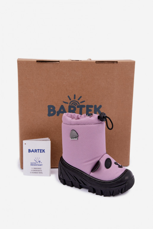 Botas de nieve para niños de material impermeable Bartek 11045801 en violeta