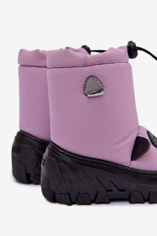 Botas de nieve para niños de material impermeable Bartek 11045801 en violeta