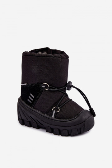 Botas de nieve para niños Bartek 11045703 en negro