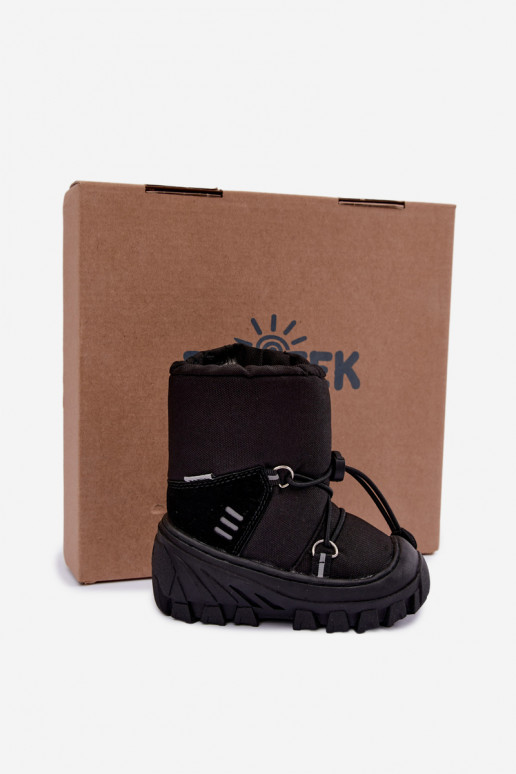 Botas de nieve para niños Bartek 11045703 en negro