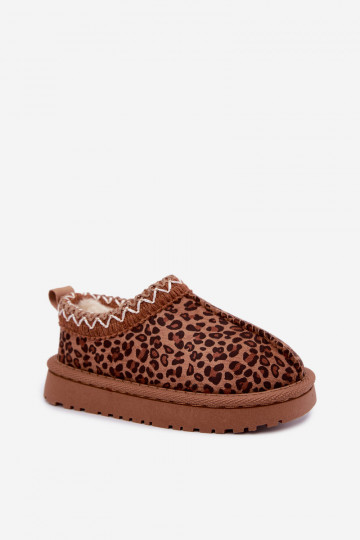 Botas de nieve para niños con estampado de leopardo Ysmerine