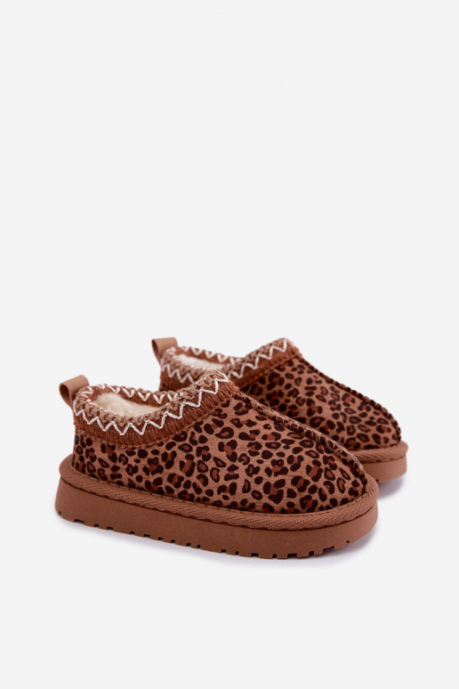 Botas de nieve para niños con estampado de leopardo Ysmerine
