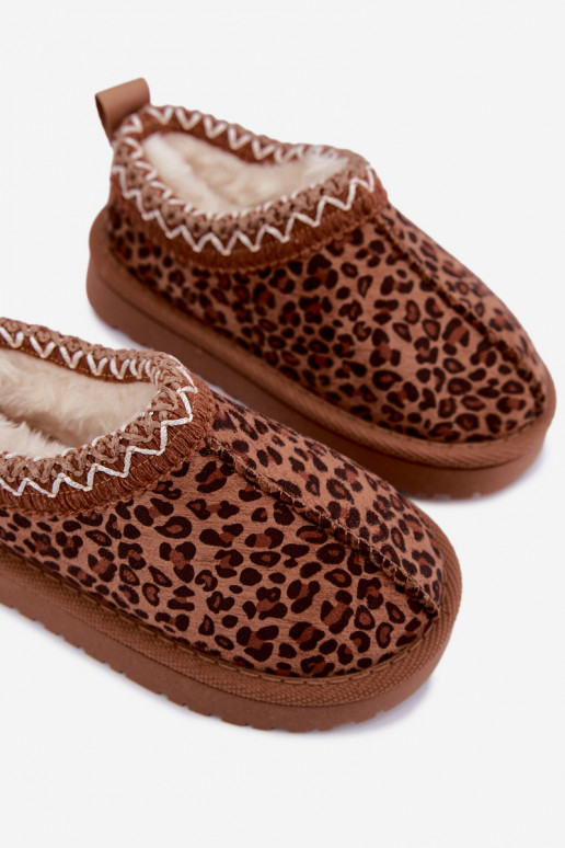 Botas de nieve para niños con estampado de leopardo Ysmerine