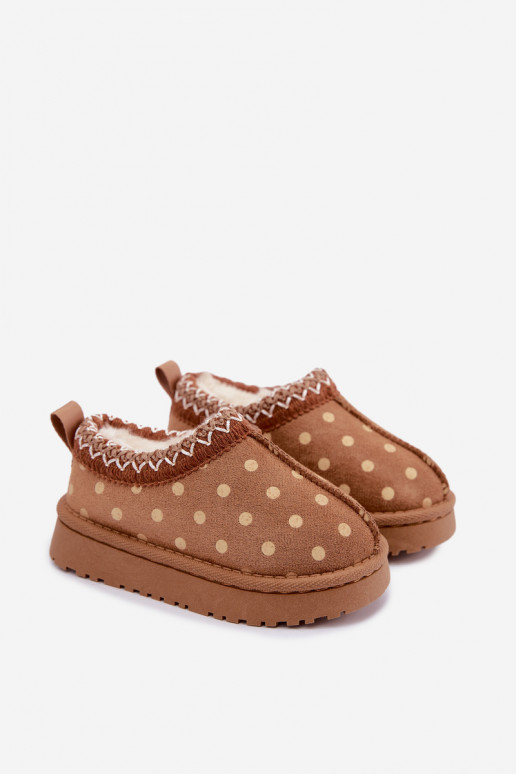Botas de nieve para niños en marrón Ysmerine